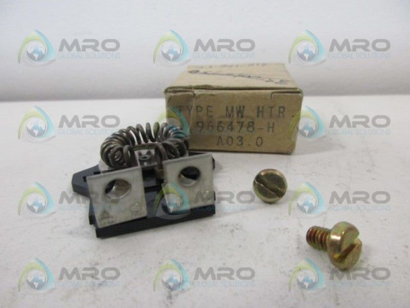 WESTINGHOUSE 966478-H OVERLOAD THERMAL UNIT HEATING ELEMENT NSMP