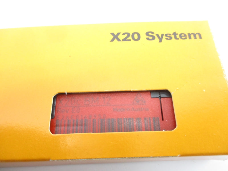 B & R X20CBM12 REV. E0 NSMP
