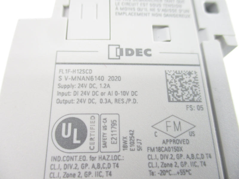 IDEC FL1F-H12SCD 24VDC 1.2A NSNP