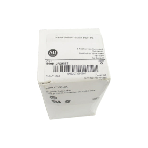 ALLEN BRADLEY 800H-JR2KE7 SER. G (WH) NSFS