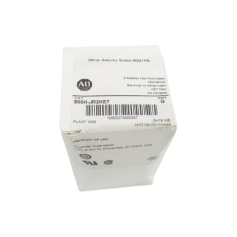ALLEN BRADLEY 800H-JR2KE7 SER. G (WH) NSFS