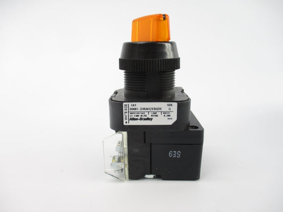 ALLEN BRADLEY 800H-2HRAH2KB6DX SER. G 12-130VAC/DC (WH) NSMP