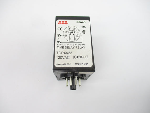 ABB TDR4A33 120VAC 10A NSMP