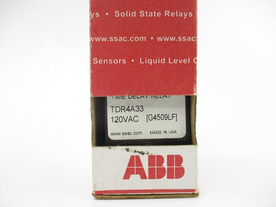 ABB TDR4A33 120VAC 10A NSMP
