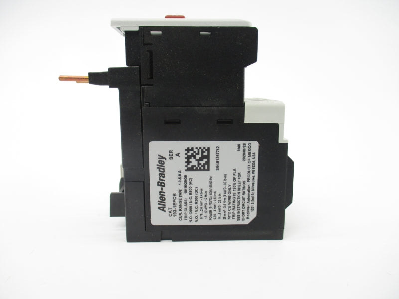 ALLEN BRADLEY 193-1EFCB SER. A 600V 1.0-2.0A (BR/WH) NSMP