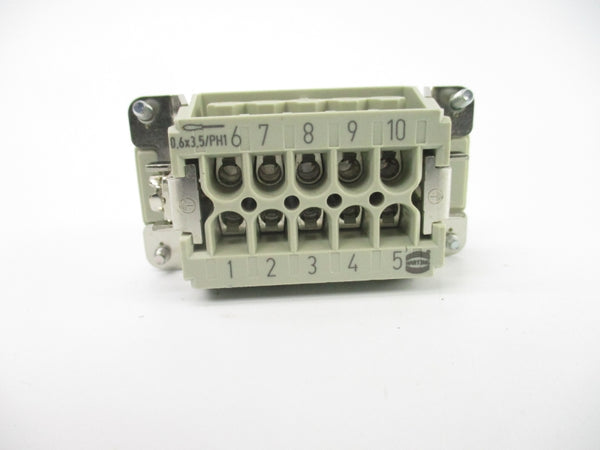 HARTING 09330102701 HAN10E-F-S 500V 16A NSNP