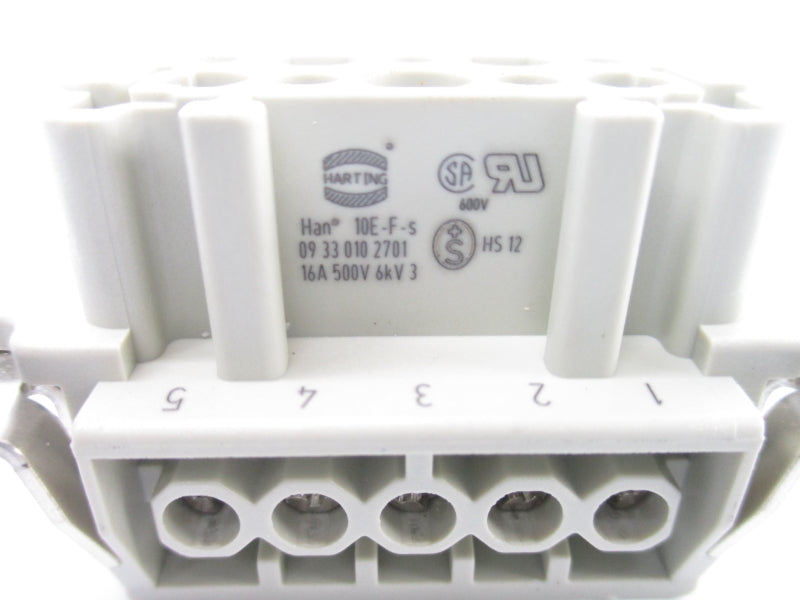 HARTING 09330102701 HAN10E-F-S 500V 16A NSNP