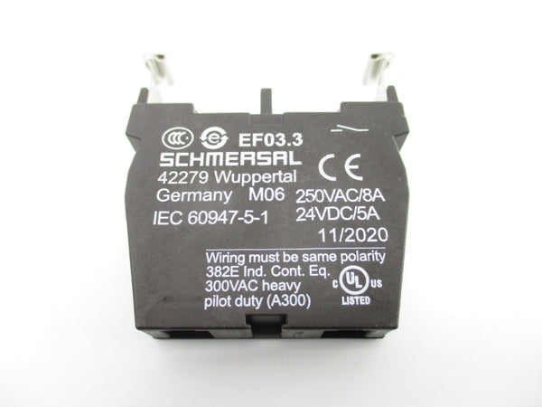 SCHMERSAL EF03.3 250VAC 8A NSNP