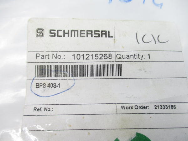 SCHMERSAL 101215268 BPS40S-1 NSMP