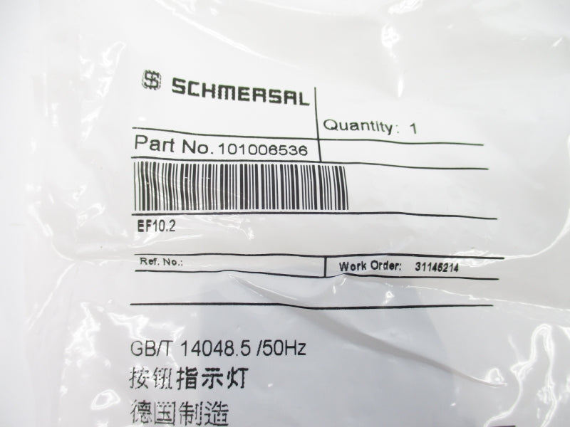 SCHMERSAL 101006536 EF10.2 250VAC/DC 8A NSMP