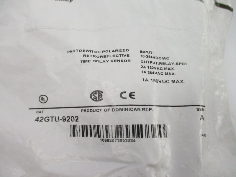 ALLEN BRADLEY 42GTU-9202 SER. A 70-264VDC/AC 1A NSMP