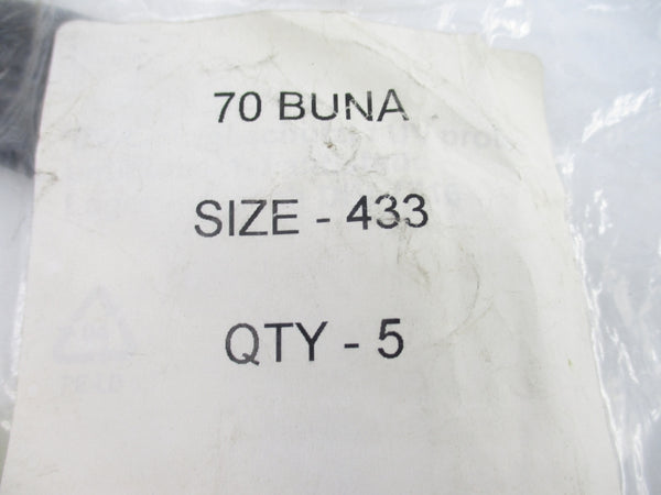 O-RING 70BUNA 433 (PKG OF 5) NSMP