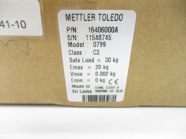 METTLER TOLEDO 16406000A 0799 (AS PICTURED) NSMP