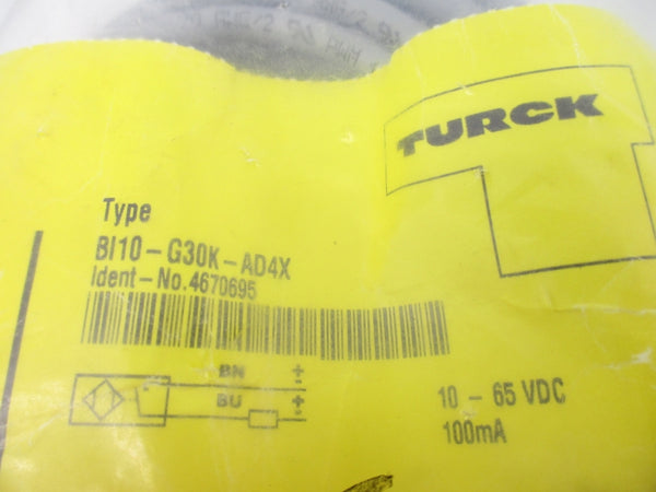 TURCK BI10-G30K-AD4K 4670695 10-65VDC NSMP