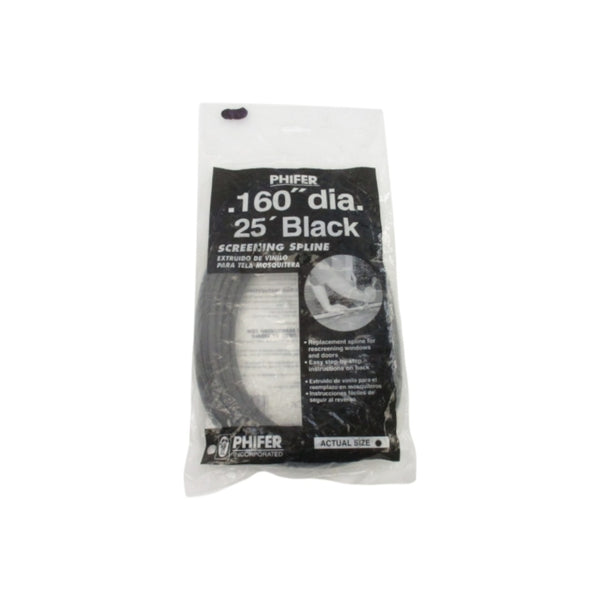 PHIFER .160"DIA25'BLACK NSMP