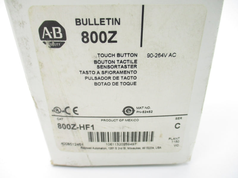 ALLEN BRADLEY 800Z-HF1 SER. C 90-264VAC (WH) NSMP