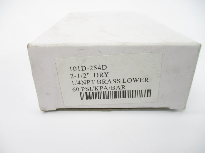 GAUGE 101D-254D 60PSI 2-1/2" NSMP
