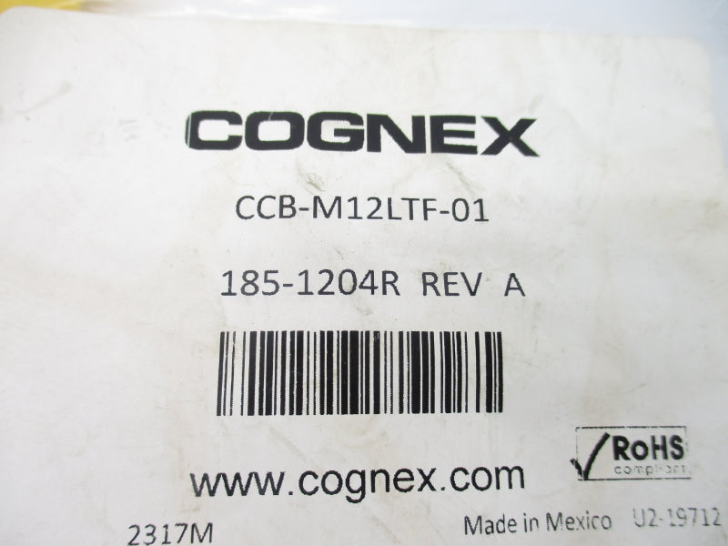COGNEX CCB-M12LTF-01 185-1204R REV. A NSMP