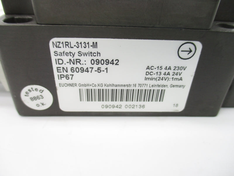 EUCHNER NZ1RL-3131-M 090942 230V 4A NSNP