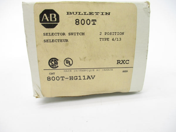 ALLEN BRADLEY 800T-HG11AV SER. T (WH) NSMP