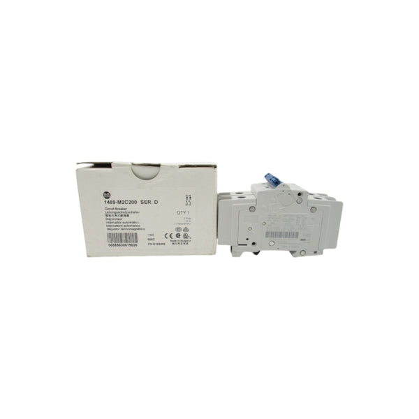 ALLEN BRADLEY 1489-M2C200 SER. D 277V 20A (WH) NSMP