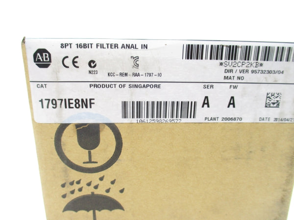 ALLEN BRADLEY 1797-IE8NF SER. A F/W A DATE: 2014 NSFS