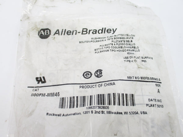 ALLEN BRADLEY 800FM-MM45 SER. A NSMP