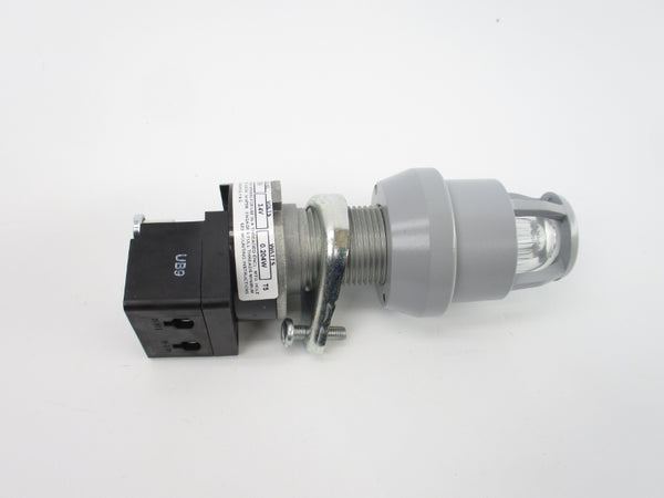ALLEN BRADLEY 800H-QPBH2MX SER. D 12-130VAC/DC NSNP