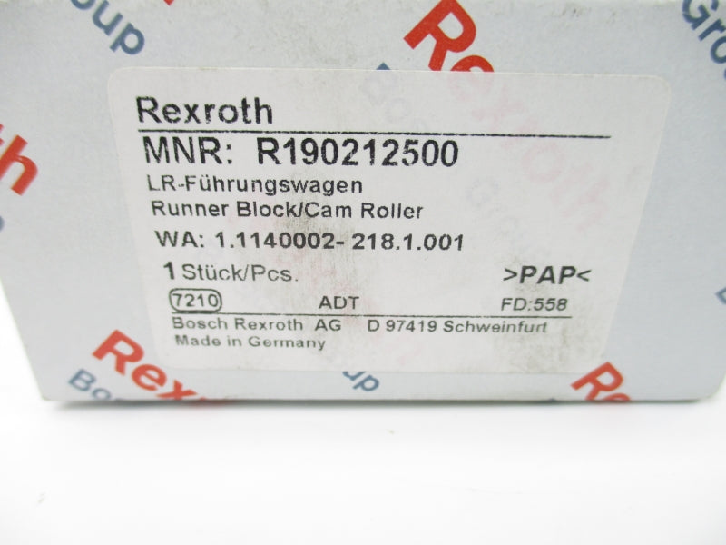 REXROTH R190212500 NSMP