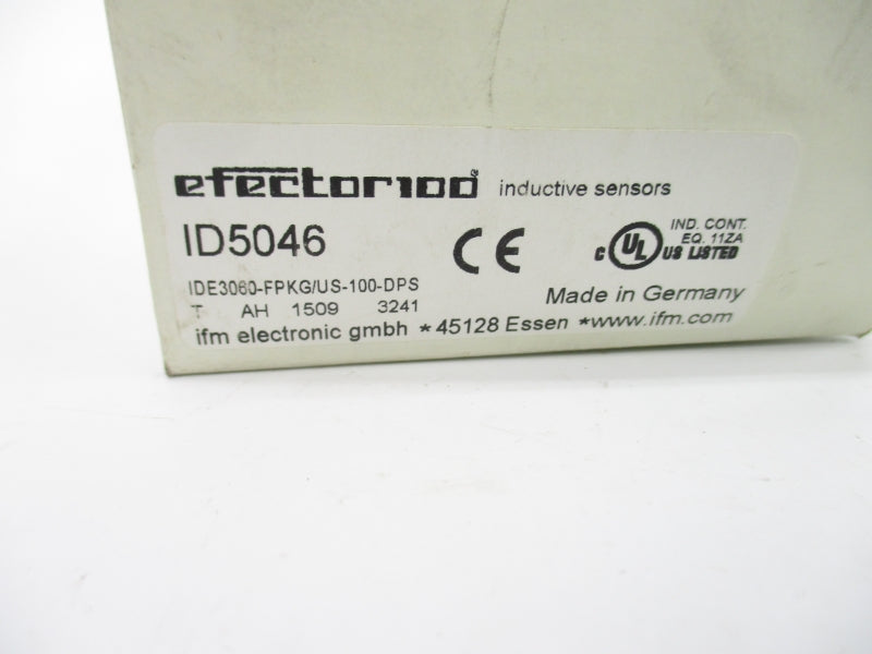 IFM EFECTOR IDE3060-FPKG/US-100DPS ID5046 10-36VDC NSMP