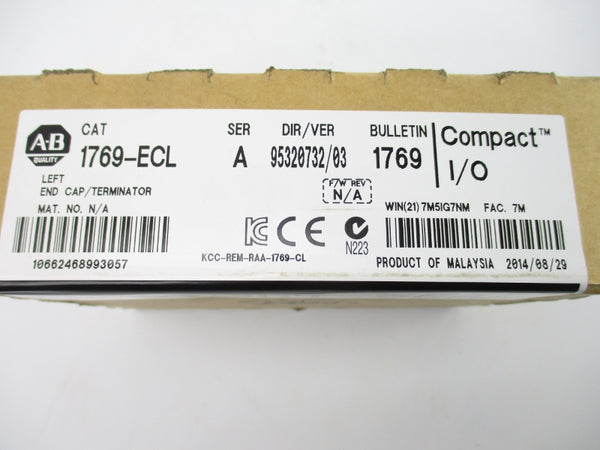 ALLEN BRADLEY 1769-ECL SER. A DATE: 2014 NSFS