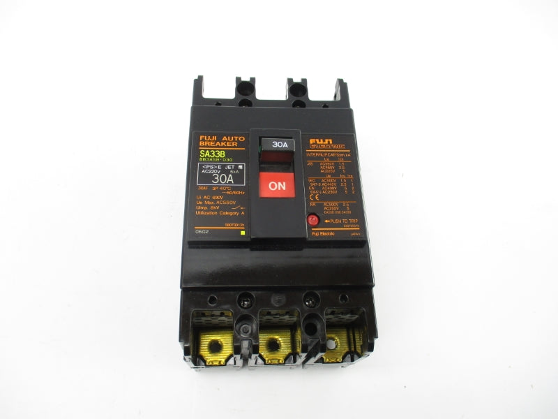 FUJI ELECTRIC SA33B BB3ASB-030 550VAC 30A NSMP