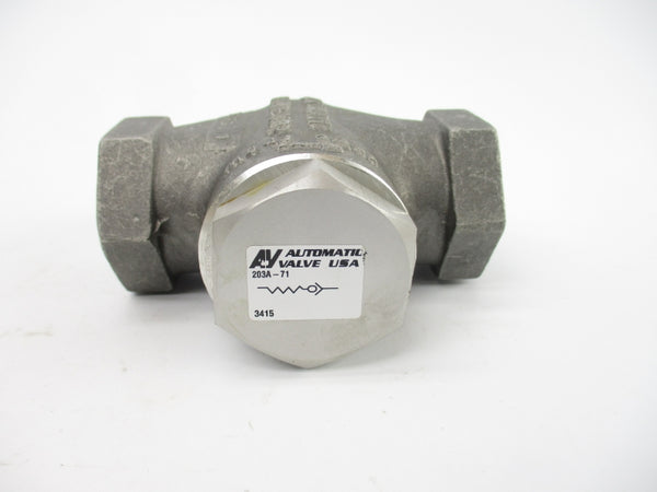 AUTOMATIC VALVE 203A-71 395312 NSMP