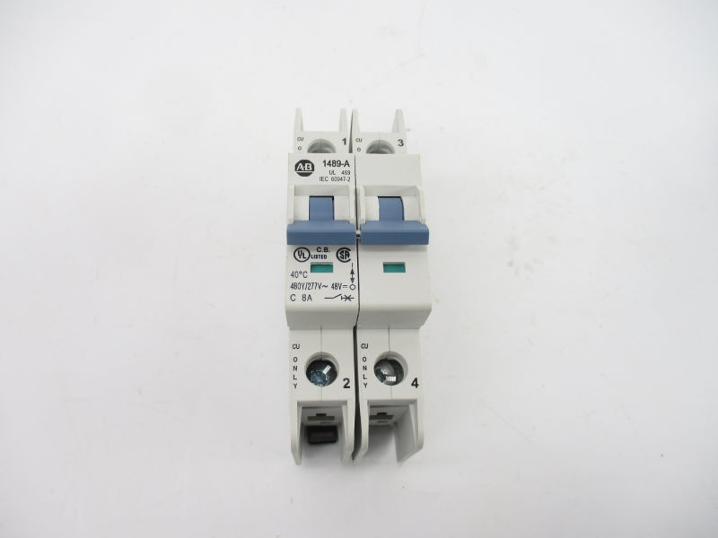 ALLEN BRADLEY 1489-A2C080 SER. A 277VAC 8A NSMP