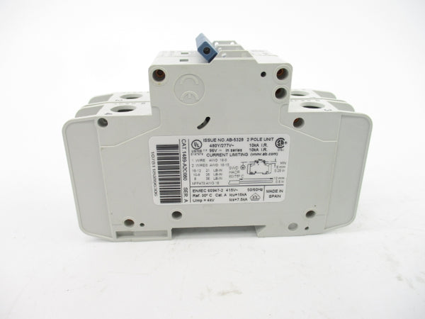 ALLEN BRADLEY 1489-A2C080 SER. A 277VAC 8A NSMP