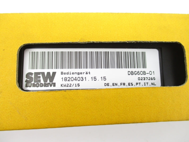 SEW EURODRIVE 18024031.15.15 DBG60B-01 NSMP