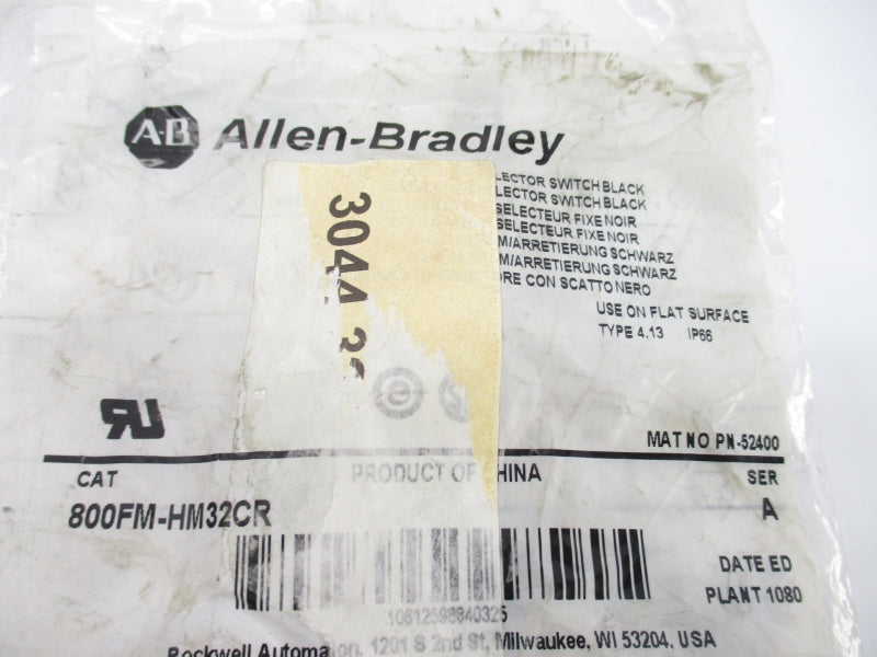 ALLEN BRADLEY 800FM-HM32CR SER. A NSMP