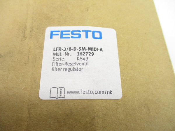 FESTO LFR-3/8-D-5M-MIDI-A 162729 180PSI NSMP
