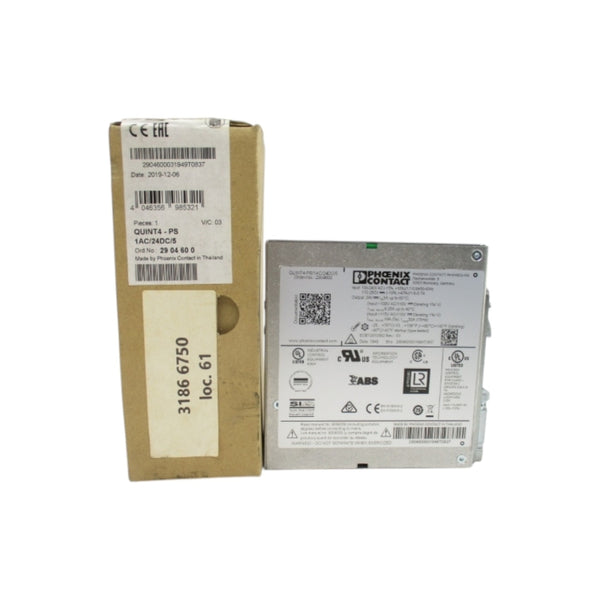 PHOENIX CONTACT QUINT4-PS1AC/24DC/5 2904600 100-240VAC 0.8-1.7A NSMP