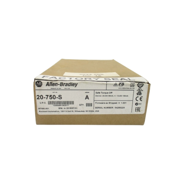 ALLEN BRADLEY 20-750-S SER. A F/W V1.001 24VDC NSFS