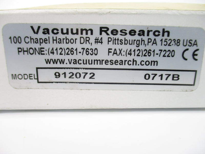 VACUUM RESEARCH 912072 NSMP