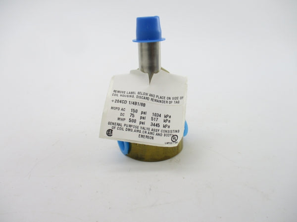 EMERSON 204CD1/4B1/8B 056110 500PSI 1/4" NSMP