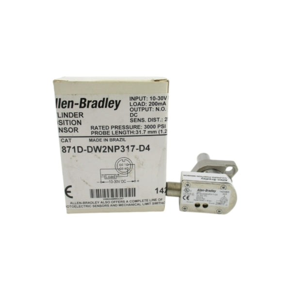ALLEN BRADLEY 871D-DW2NP317-D4 SER. A 10-30VDC (WH) NSMP