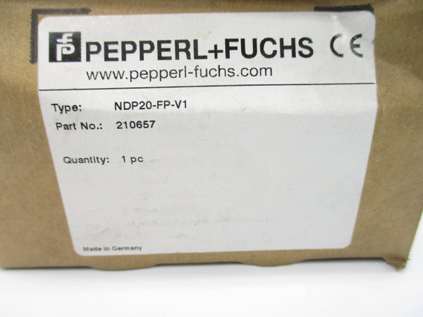PEPERL+FUCHS NDP20-FP-V1 210657 NSMP