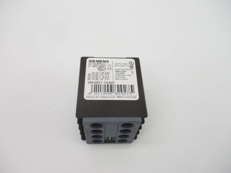 SIEMENS 3RH2911-1HA01 240V 10A NSMP