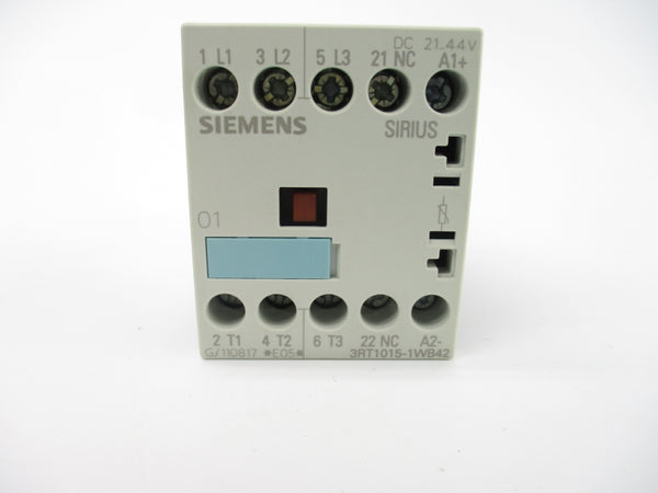 SIEMENS 3RT1015-1WB42 21-44VDC 50A NSMP