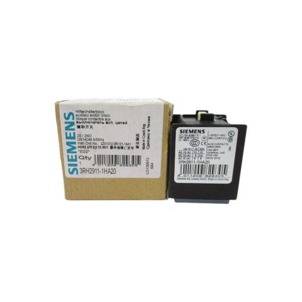 SIEMENS 3RH2911-1HA20 240V 10A NSMP