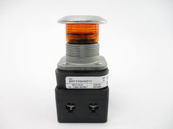 ALLEN BRADLEY 800T-FXQH2AD1V SER. U 12-130VAC/DC (WH) NSMP