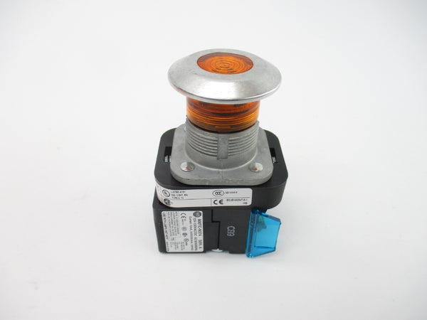 ALLEN BRADLEY 800T-FXQH2AD1V SER. U 12-130VAC/DC (WH) NSMP