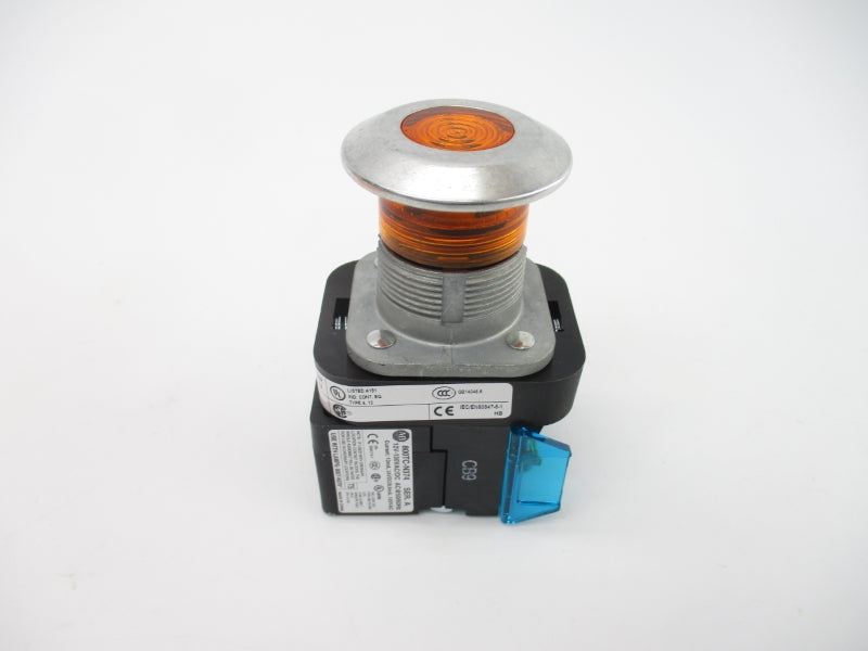 ALLEN BRADLEY 800T-FXQH2AD1V SER. U 12-130VAC/DC (WH) NSMP